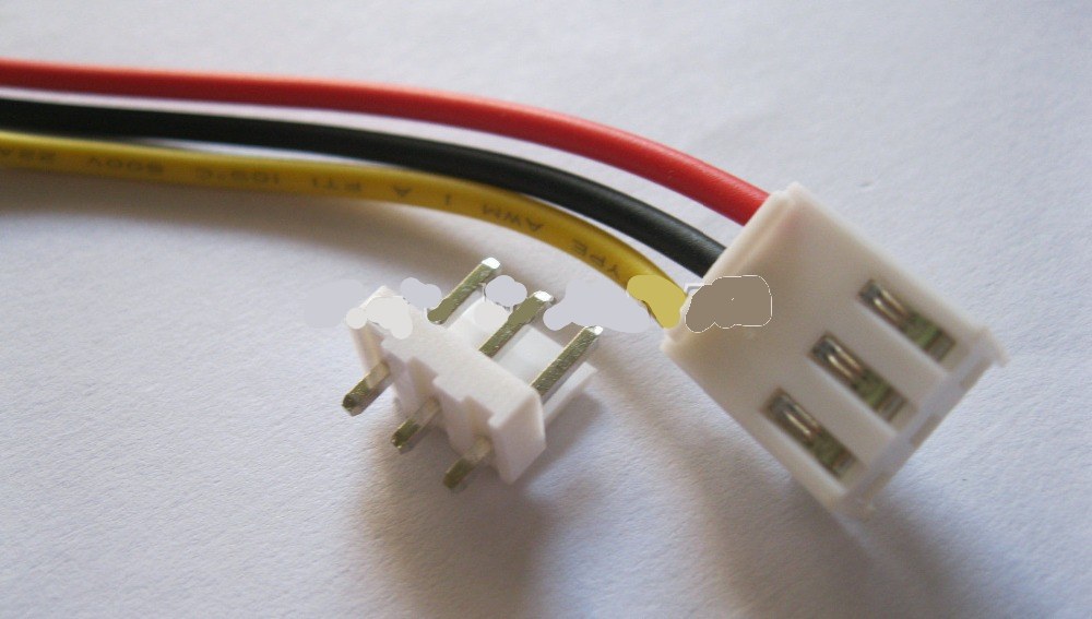 96mm-3-Pin-Female-Male-Pin-Connector-22AWG-200mm